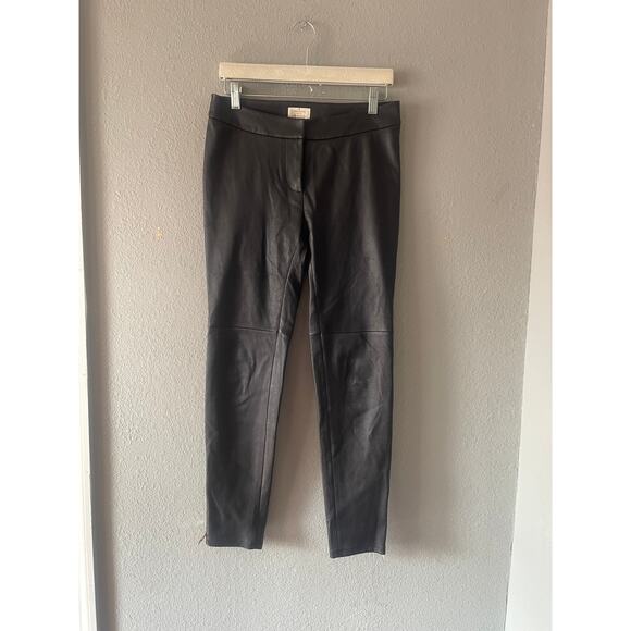 Kate Spade Estella Black Leather Pants - Picture 4 of 7